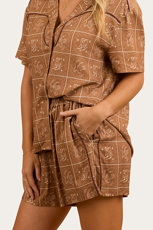 Ringers Western Cody Womens Short - Almond