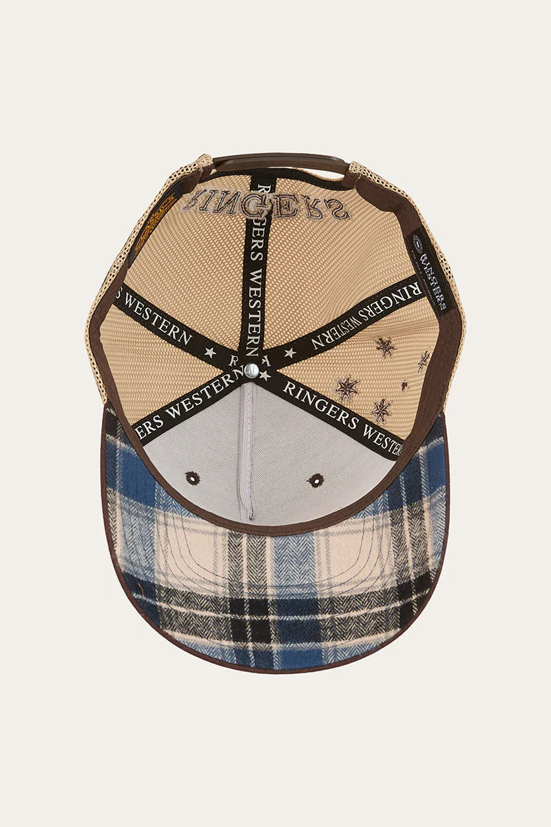 RINGERS WESTERN Country Club Deep Fit Trucker Cap - Saddle Brown