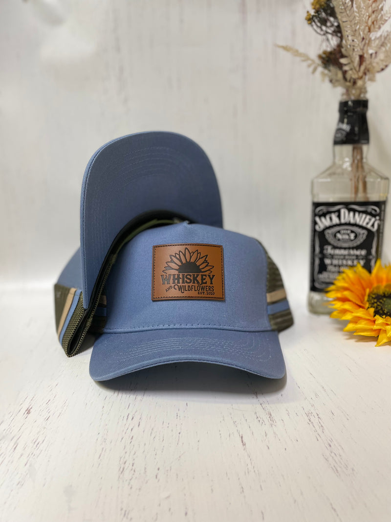 W&W Baby Blue & Khaki Trucker Cap DEC