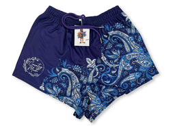 AFS Footy Shorts Blue Paisley