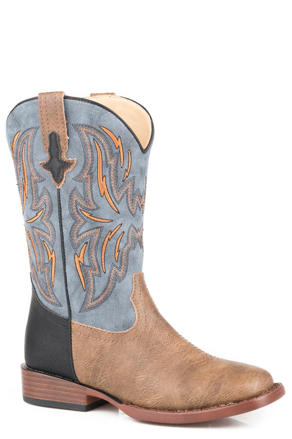 DALTON LITTLE KIDS TAN/BLUE