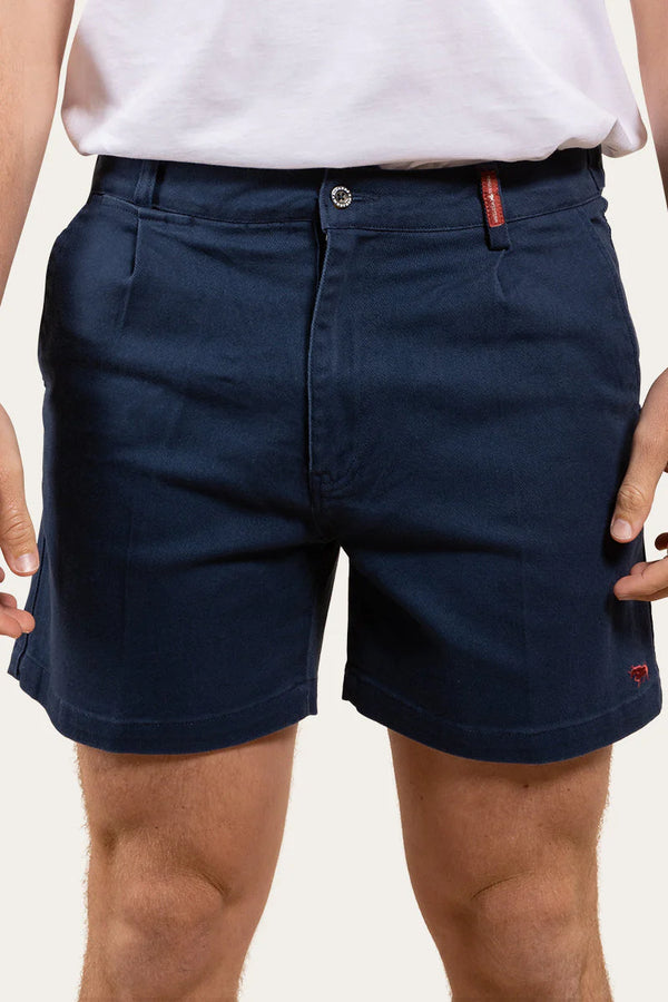 RINGERS WESTERN Cloncurry Mens Heavyweight Work Shorts - Dark Navy