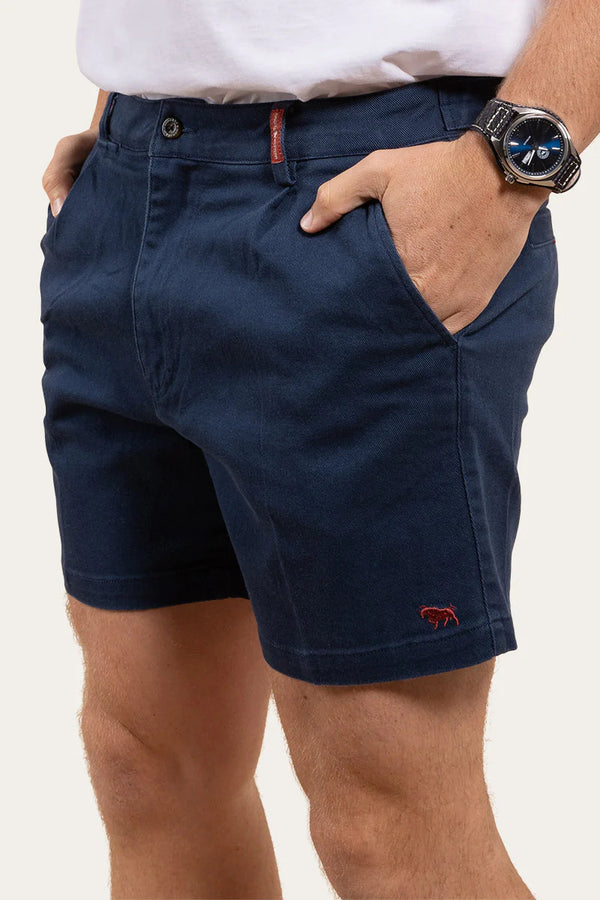 RINGERS WESTERN Cloncurry Mens Heavyweight Work Shorts - Dark Navy