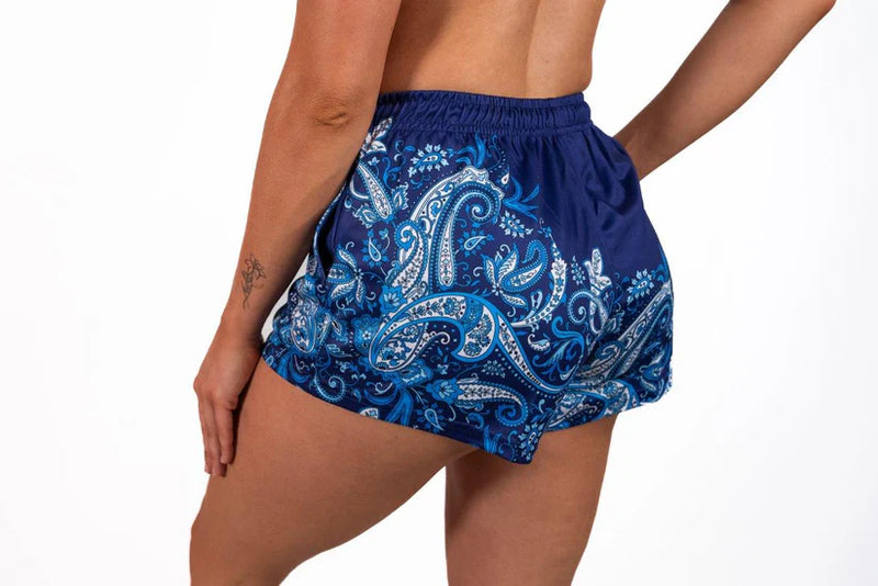 AFS Footy Shorts Blue Paisley