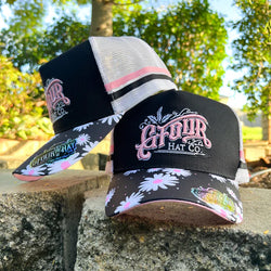 GFour "Daisy 6's - Pink” - Deep Fit Trucker