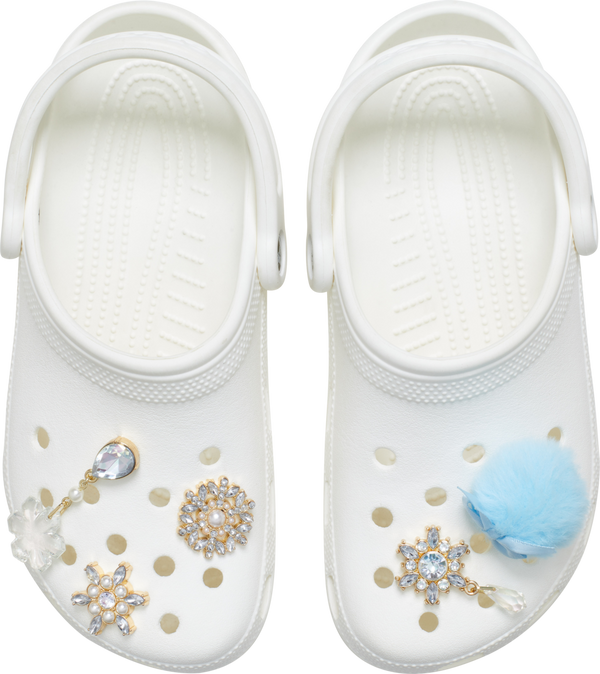 CROCS Jibbitz™ Shoe Charms - Elevated Snowflake and Puff 5 Pack