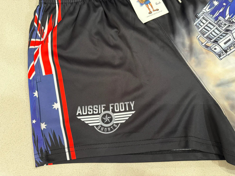 AFS Aussie Flag Truck Footy Shorts - With Pockets
