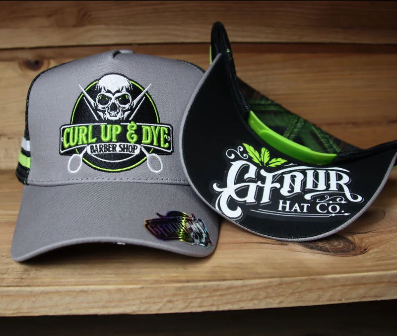 GFour Curl Up & Dye - Deep Fit Trucker Lime