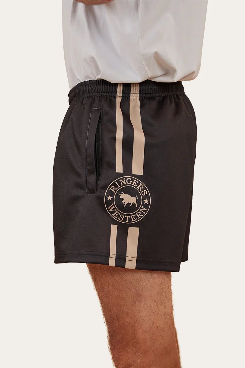 RINGERS WESTERN Unisex Footy Short - Black