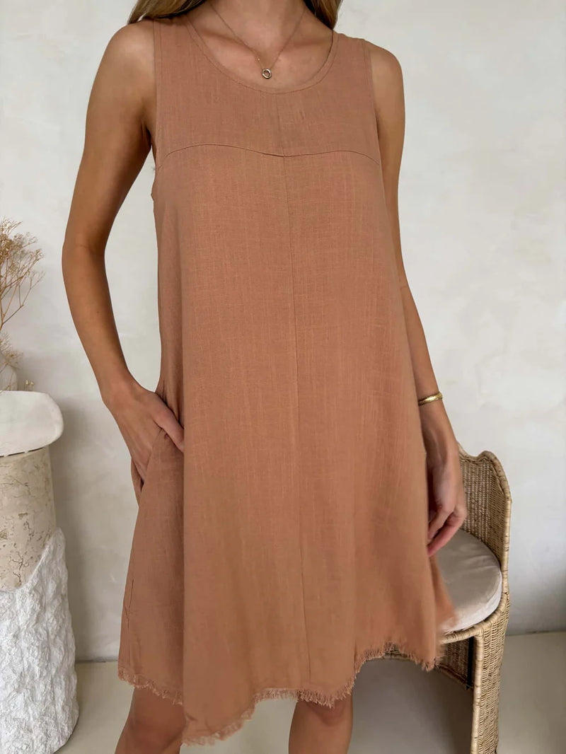 MYLK The Label - Freya Dress - Caramel