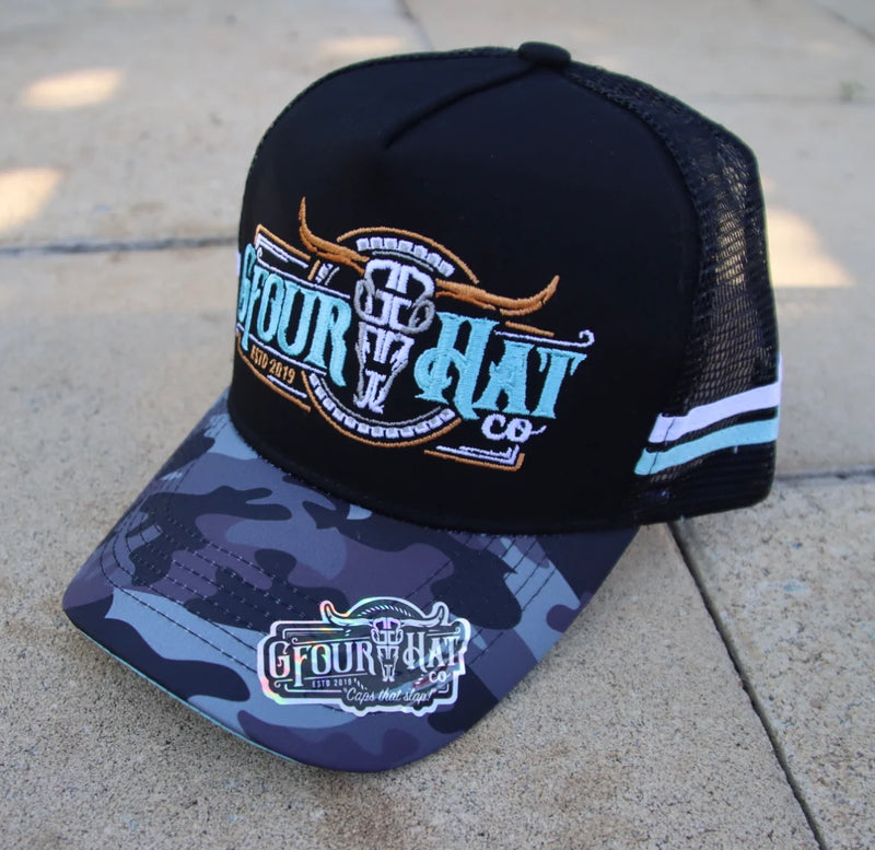GFour Stealth Camo - Dodger Deep Fit Trucker