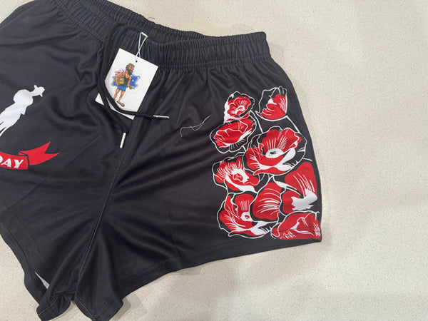 AFS "ANZAC DAY" Footy Shorts (With Pockets)