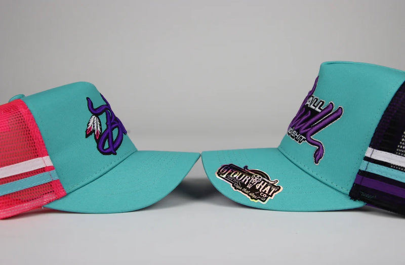 GFour All Bull Junior - Aqua / Hot Pink