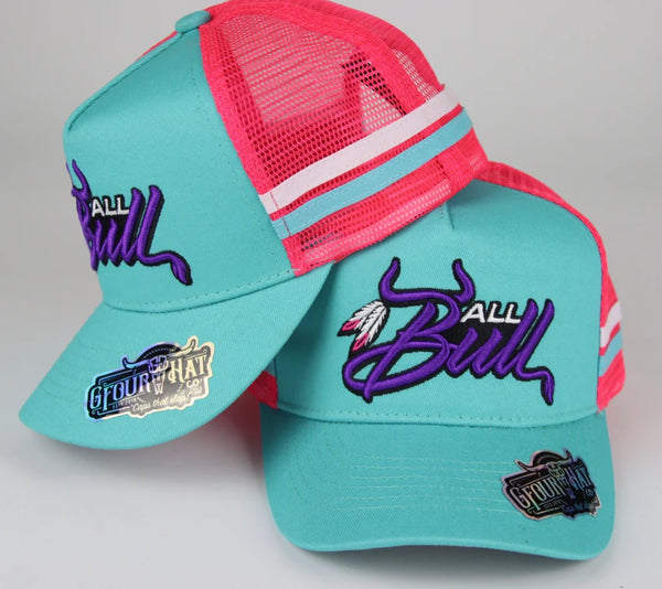 GFour All Bull Junior - Aqua / Hot Pink