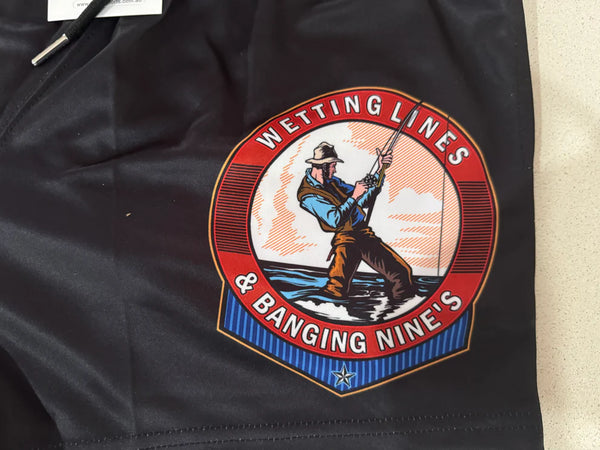 AFS Wetting Lines & Banging Nines Footy Shorts - With Pockets