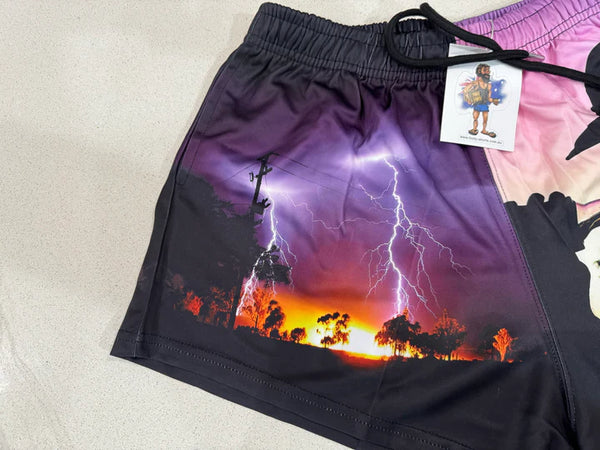 AFS "LIGHTNING" Footy Shorts (With Pockets)