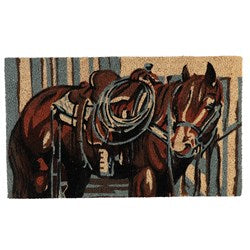 Coir Door Mat- Wetsern Horse