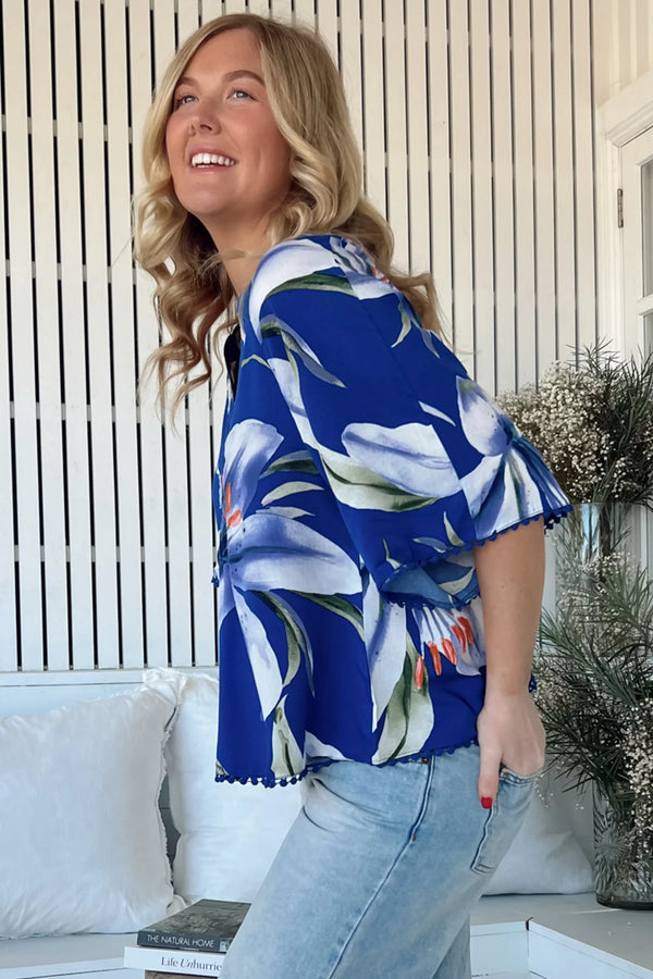 Asteria Print Gabriella Top - JAASE