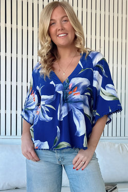 Asteria Print Gabriella Top - JAASE
