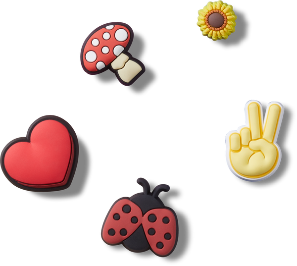 CROCS Jibbitz™ Shoe Charms - Good Mix Cute Nature 5 Pack