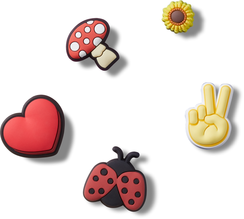 CROCS Jibbitz™ Shoe Charms - Good Mix Cute Nature 5 Pack