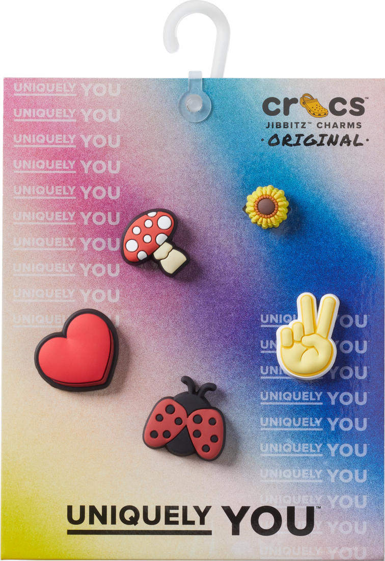 CROCS Jibbitz™ Shoe Charms - Good Mix Cute Nature 5 Pack