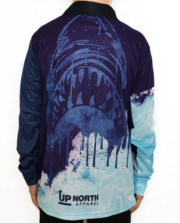 Up North Apparel - KIDS GREAT WHITE POLO JERSEY