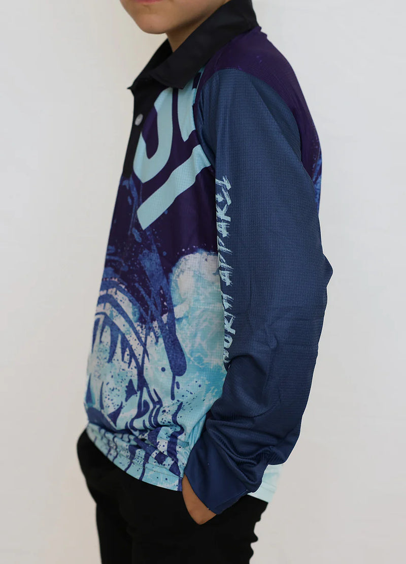 Up North Apparel - KIDS GREAT WHITE POLO JERSEY