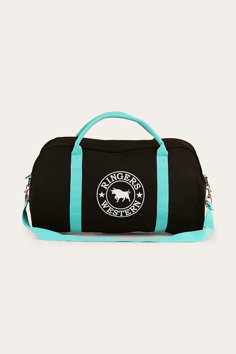 Ringers Western Gundagai Duffle Bag- Black/Turquoise