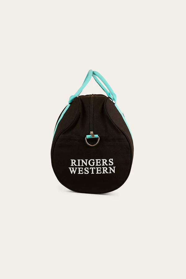 Ringers Western Gundagai Duffle Bag- Black/Turquoise