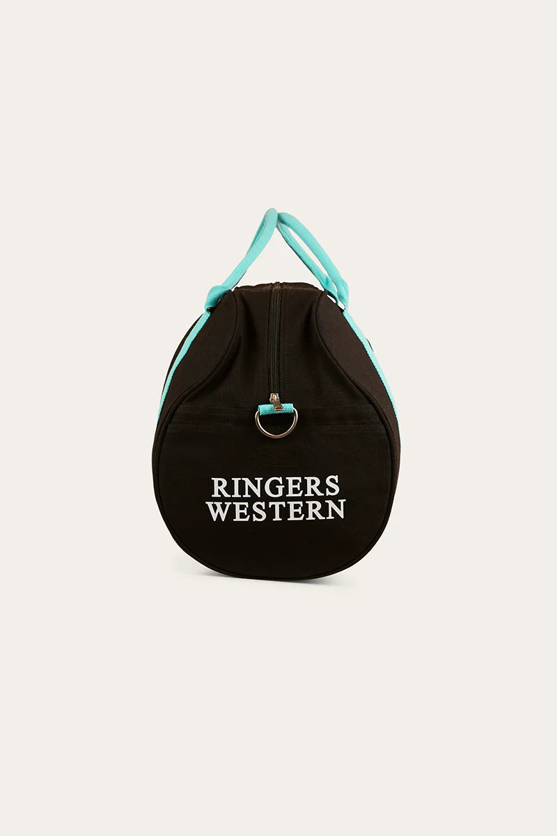 Ringers Western Gundagai Duffle Bag- Black/Turquoise