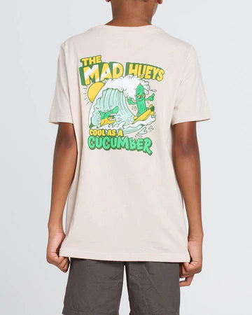 The Mad Hueys COOL AS A CUCUMBER | YOUTH SS TEE - CEMENT