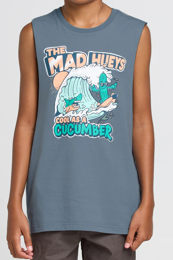 The Mad Hueys COOL AS A CUCUMBER | YOUTH MUSCLE - STEEL BLUE