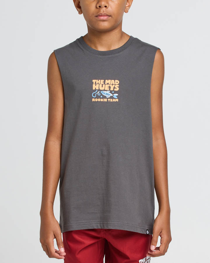 The Mad Hueys ROOKIE TEAM | YOUTH MUSCLE - CHARCOAL