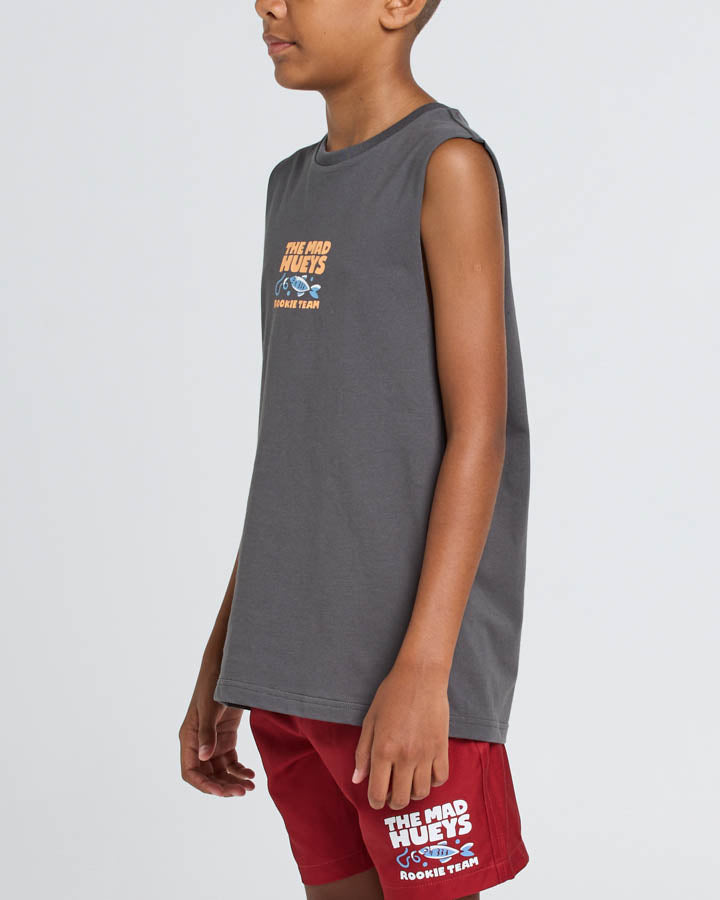 The Mad Hueys ROOKIE TEAM | YOUTH MUSCLE - CHARCOAL