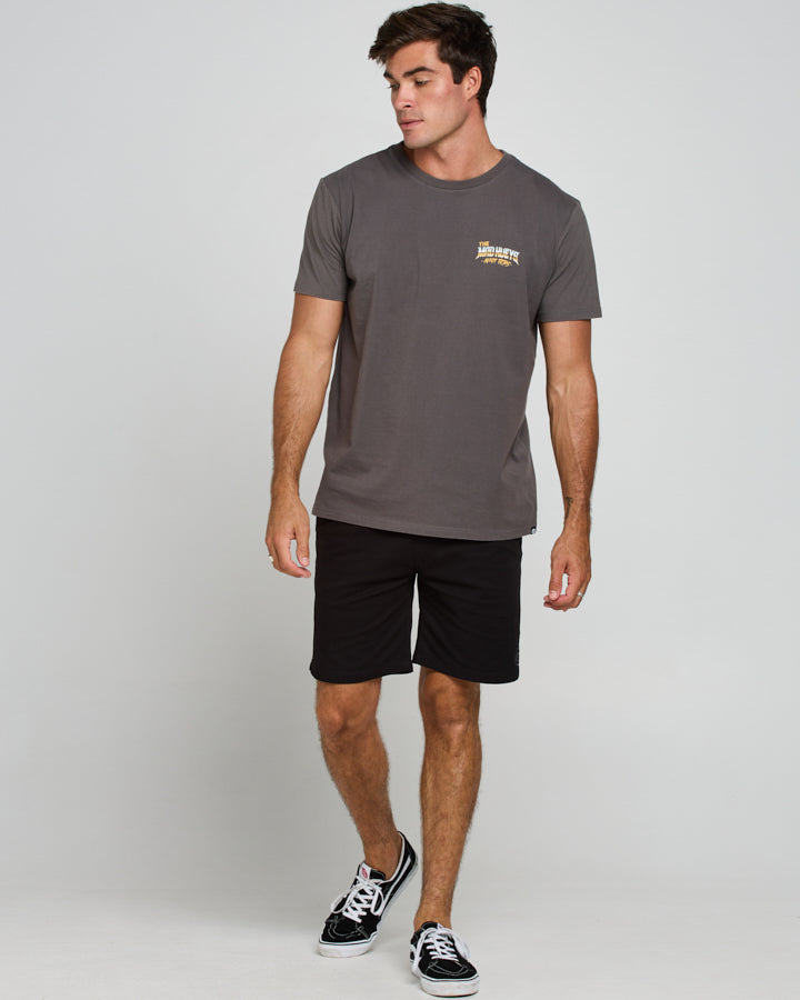 The Mad Hueys CHROME AHOY FKRS | SS TEE - VINTAGE BLACK
