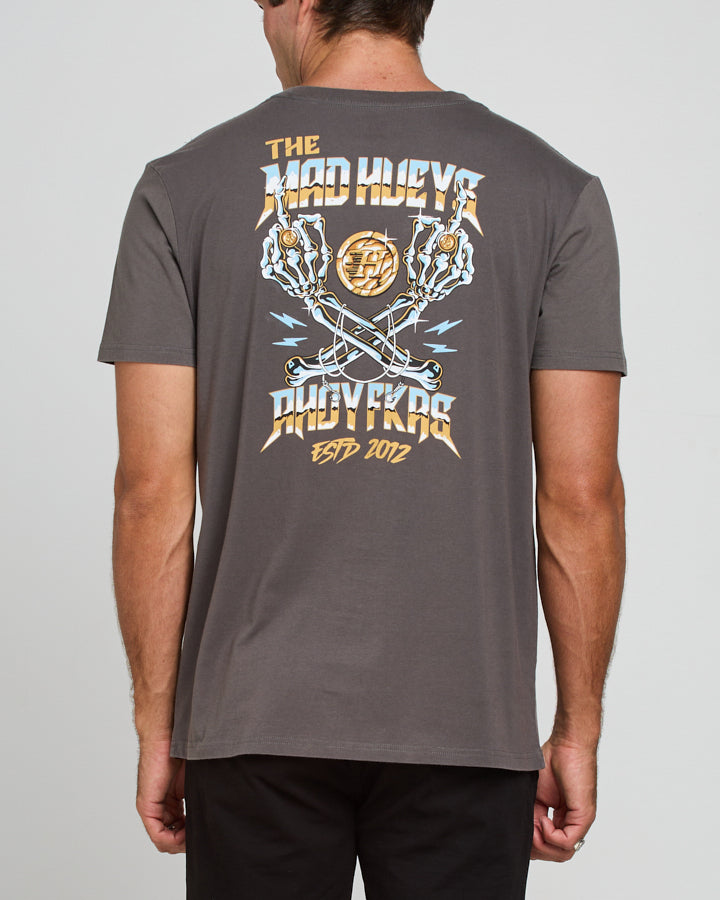 The Mad Hueys CHROME AHOY FKRS | SS TEE - VINTAGE BLACK
