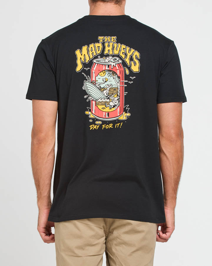 The Mad Hueys TINS AND TINNIES | SS TEE - BLACK