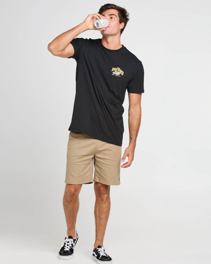 The Mad Hueys TINS AND TINNIES | SS TEE - BLACK