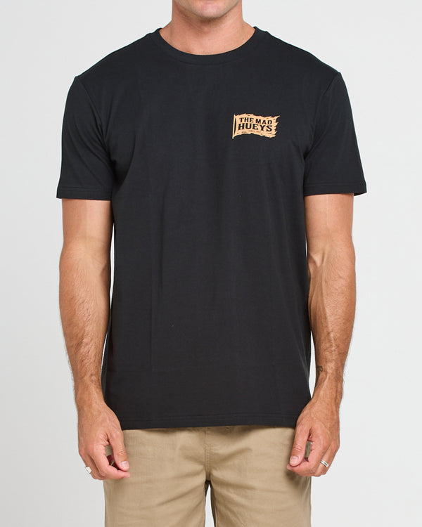 The Mad Hueys CAPTAIN COOKED | SS TEE - BLACK