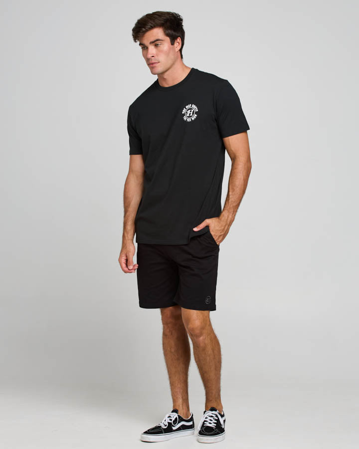 The Mad Hueys THE TAX MAN | SS TEE - BLACK