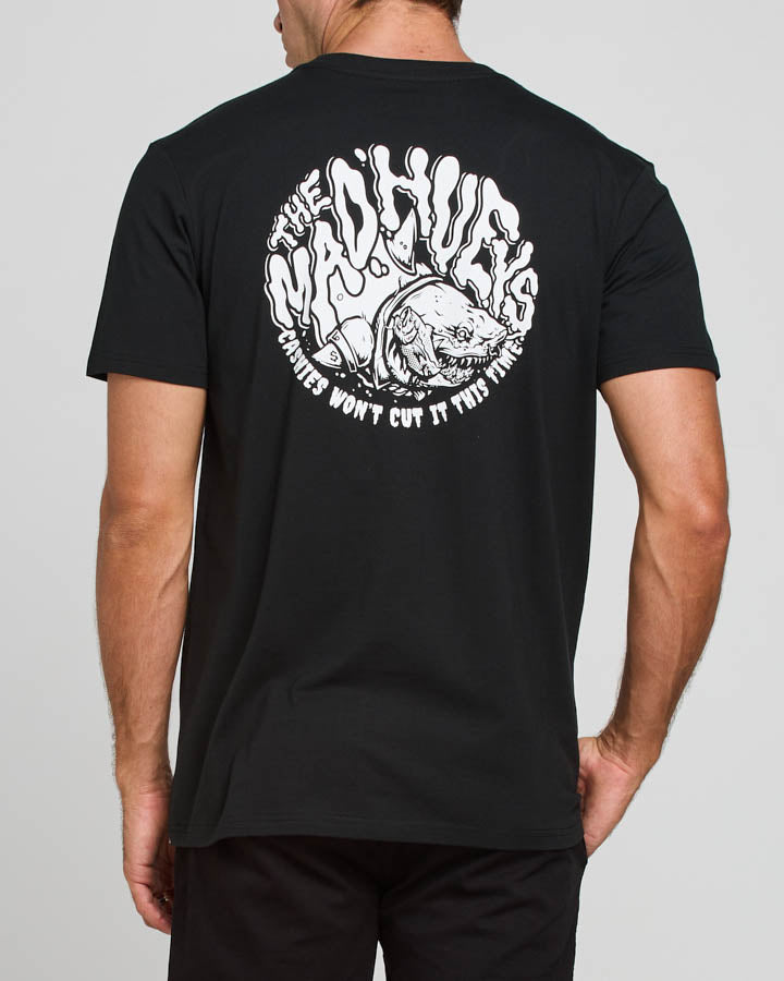 The Mad Hueys THE TAX MAN | SS TEE - BLACK