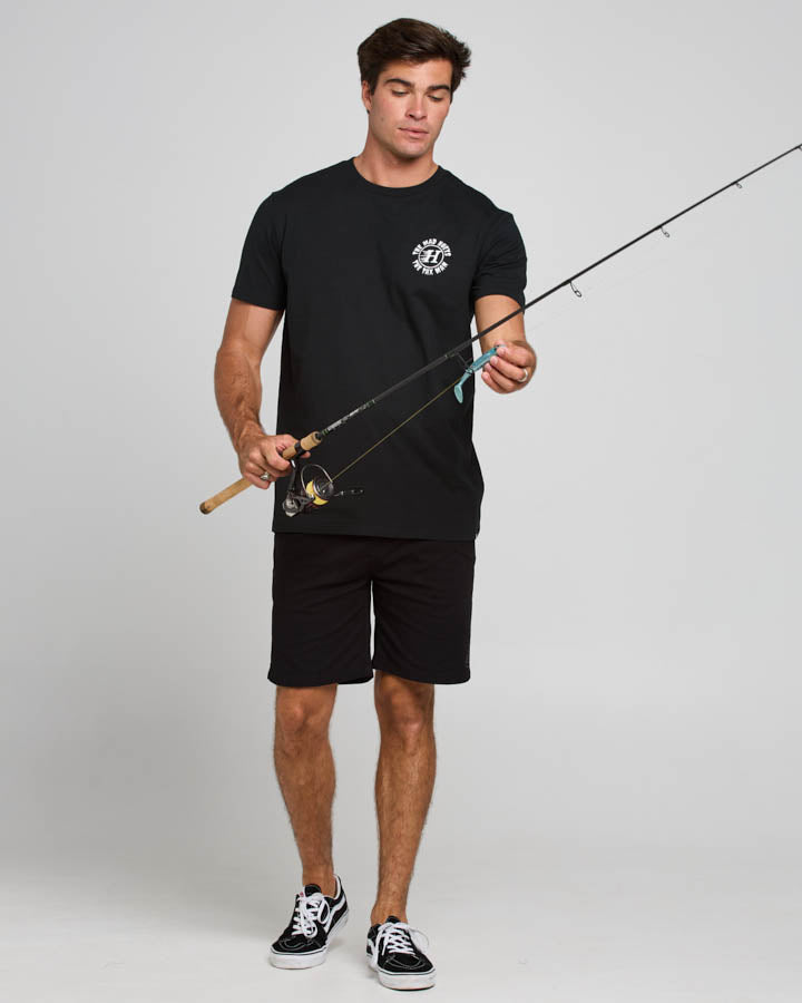 The Mad Hueys THE TAX MAN | SS TEE - BLACK
