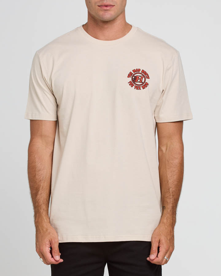 The Mad Hueys THE TAX MAN | SS TEE - CEMENT