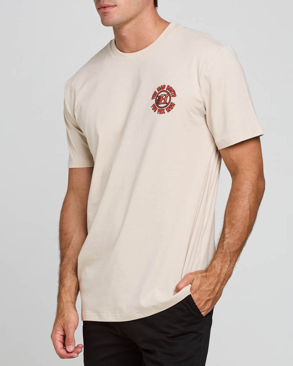 The Mad Hueys THE TAX MAN | SS TEE - CEMENT