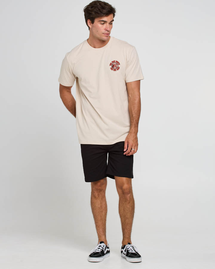The Mad Hueys THE TAX MAN | SS TEE - CEMENT