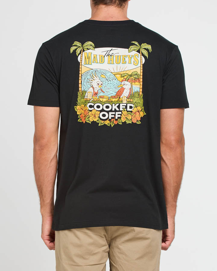 The Mad Hueys COOKED OFF | SS TEE - BLACK
