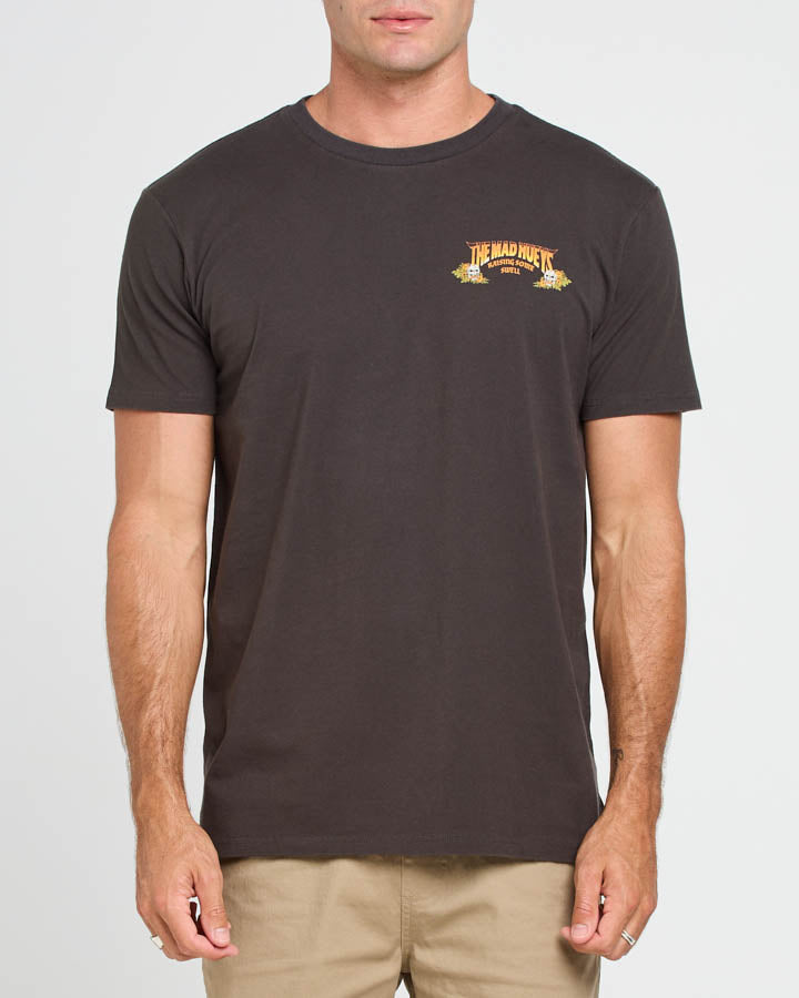 The Mad Hueys RAISING SWELL | SS TEE - VINTAGE BLACK