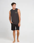 The Mad Hueys CHECKERED HUEYS | MUSCLE - VINTAGE BLACK