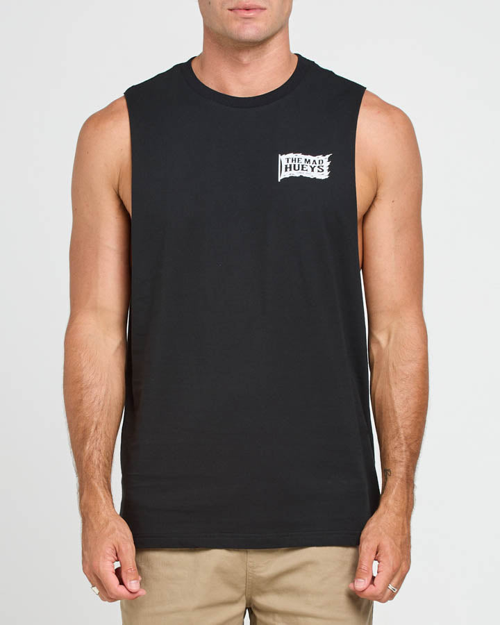 The Mad Hueys CAPTAIN COOKED | MUSCLE - BLACK